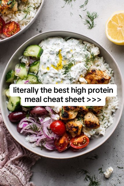 Meal Cheat Sheets example